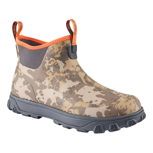 Grundens Men's Deviation 6" Waterproof Deck Boots Rubber Whiskey Camo 9 D