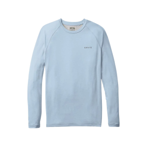 Orvis Orvis Men's Dricast Long Sleeve Shirt Coastal Blue 2XL - $69.00 at MidwayUSA