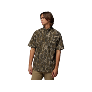 Columbia Men's Super Sharptail Short Sleeve Shirt Mossy Oak Original Bottomland 2XL
