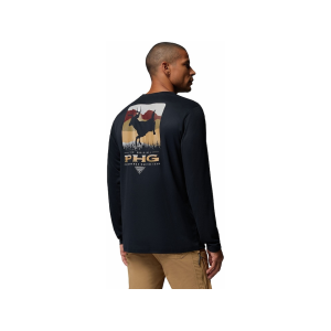 Columbia Columbia Men's PHG Terminal Shot Loyalty Long Sleeve Crew Neck T Shirt Black 2XL - $45.00 at MidwayUSA