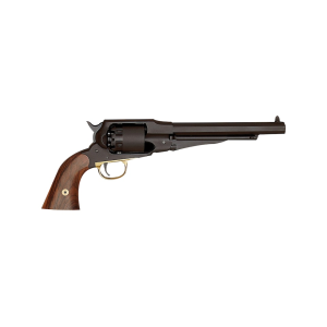 Pedersoli Remington Pattern Target Black Powder Revolver 44 Caliber 7.5" Matte Black Barrel Matte Black Frame Walnut Grip