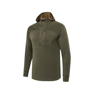 Beretta Men's Apollo Merino Hoodie Green Stone Medium