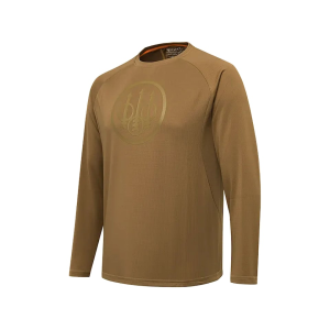 Beretta Beretta Men's Ortles Long Sleeve Crew Neck T Shirt Otter Large - $59.00 at MidwayUSA