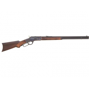 Cimarron Firearms 1873 Deluxe Lever Action Rifle 44-40 WCF 24" Blued Barrel Case Hardened Frame Walnut Field Stock - Cimarron Firearms