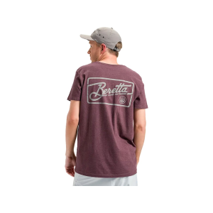 Beretta Beretta Men's Retro Patch Short Sleeve Crew Neck T Shirt Bordeaux XL - $29.99 at MidwayUSA