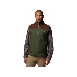 Columbia Columbia Men's Saddle Point Vest Surplus Green/Tobacco Large - $110.00 at MidwayUSA