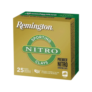 Remington Premier Nitro Sporting Clays 12 Gauge Ammo 2-3/4 #7-1/2 Lead Shot 1 Oz Case Of 250 (10 Boxes Of 25) ington Premier Nitro Sporting Clays 12 Gauge 2-3/4 #7-1/2 Lead Shot 1 Oz Case Of 250 (10 Boxes Of 25) Ammo