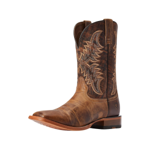Ariat Point Ryder Cowboy Boots Leather Dry Creek Tan Men's 14 D - Ariat