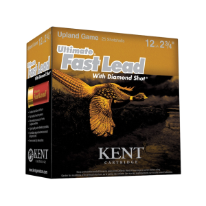 Kent Ultimate Fast Lead Diamond Upland 12 Gauge Ammo 2-3/4" #6 Lead Shot 1-1/2 oz Box of 25