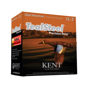 Kent TealSteel Precision Waterfowl 12 Gauge Ammo 3" #5 Steel Shot 1-1/4 oz Box of 25