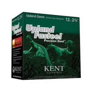 Kent Upland Fasteel Precision 12 Gauge Ammo 2-3/4" #5 Steel Shot 1-1/8 oz Box of 25