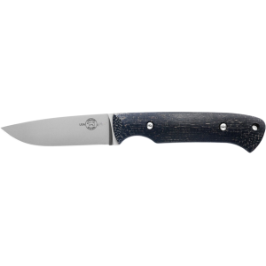 White River Knives Hunter Fixed Blade Knife 3.5" Drop Point CPM MagnaCut Stonewashed Blade Micarta Handle Black - White River Knives
