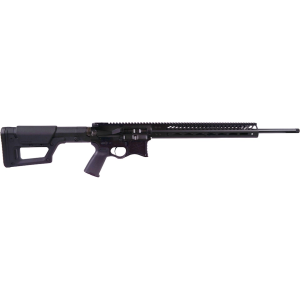 Seekins Precision DMR Semi Automatic Rifle 22 Advanced Rifle Cartridge (22 ARC) 18" Black Threaded Barrel Black Frame Black Pistol Grip