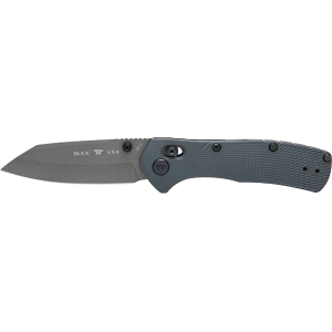 Buck Knives Buck Knives 797 Range Ops Pro Pocket Knife 3.375" Reverse Tanto 154CM Gray Cerakote Blade Nylon Handle Blue - $150.00 at MidwayUSA