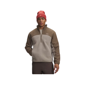 Under Armour Men's CGI Basecamp Quarter Zip Shirt Desert Taupe/Timberwolf Taupe XL
