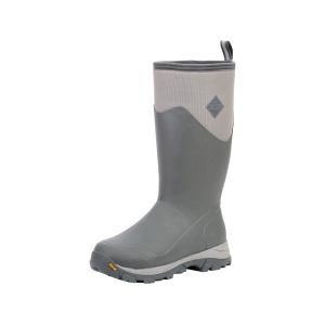 MUCK BOOTS Men's Arctic Ice Arctic Grip All Terrain Waterproof 8mm Insulated Hunting Boots Rubber Gray 9 D
