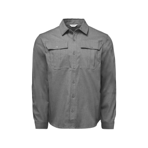 Simms Men's Harbor Work Shirt Gray Medium