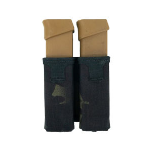 Haley Strategic Haley Strategic Double Pistol Magazine Pouch with MP2 Insert Nylon Multicam Black - $40.00 at MidwayUSA