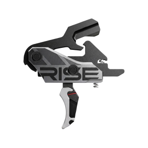 Rise Armament Blitz G2 Slide-and-Snap AR-15 Trigger Curved Silver