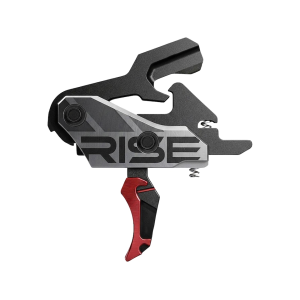 Rise Armament Blitz G2 Slide-and-Snap AR-15 Trigger Curved Red