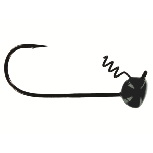 Big Bite Baits Stand -Up Fintwist 1/8oz Wacky Jighead Black