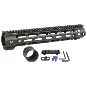 Midwest Industries 308 Combat Rail M-LOK Handguard Low Profile LR-308 12.625" Aluminum Black - Midwest Industries