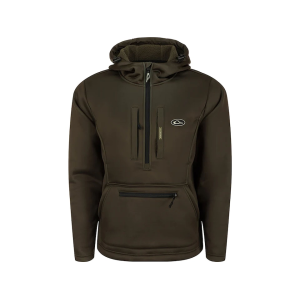 Drake Drake Men's BMF Ultimate Wader Quarter Zip Hoodie Green Timber 2XL - $149.99 at MidwayUSA