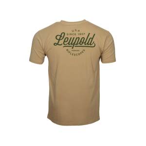 Leupold Leupold Men's Linear Script Short Sleeve Crew Neck T Shirt Desert Sand XL - $19.99 at MidwayUSA