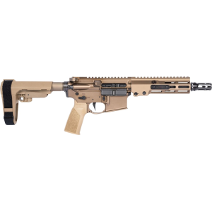 Geissele Geissele GDP Mod1-A 5.56x45mm NATO Pistol 8" Threaded Barrel 0 Round Desert Dirt Pistol Brace - $3400.00 at MidwayUSA