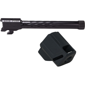Faxon Faxon Match Series Threaded Fluted Barrel for Sig Sauer P320 with EXOS-515 Compensator Black - $200.00 at MidwayUSA