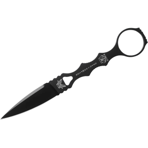 Benchmade Benchmade SOCP Single Edge Fixed Blade Knife 2.75" Dagger 440C Black Cerakote Blade 440C Handle Black - $125.00 at MidwayUSA
