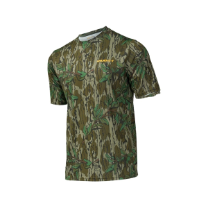 Muddy Outdoors Men's TRX Performance Short Sleeve Crew Neck T Shirt Mossy Oak Greenleaf 3XL