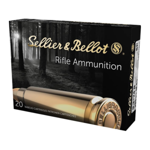 Sellier   Bellot 9 3x74mm Rimmed Ammo 285 Grain Jacketed Soft Point Box of 20