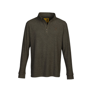 Browning Browning Men's Shallow Creek Quarter Zip Shirt Green XL - $33.74 at MidwayUSA