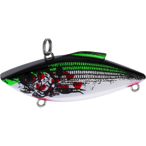 Bill Lewis Bill Lewis Mini-Trap Lipless Crankbait Chrome Green Bleeding Shad - $7.39 at MidwayUSA