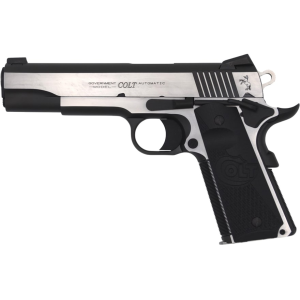 Colt Combat Elite 45 ACP Pistol 5" Barrel 8+1 Round Black/Silver Slide Black Grip Black/Silver Frame