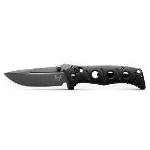 Benchmade Benchmade Mini Adamas Pocket Knife 3.25" Drop Point CPM MagnaCut Gray Cerakote Blade G-10 Handle Black - $275.00 at MidwayUSA