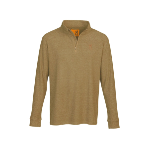 Browning Browning Men's Shallow Creek Quarter Zip Shirt Tan XL - $33.74 at MidwayUSA