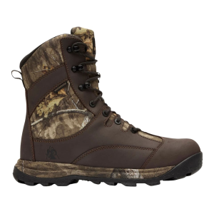 Rocky Rocky Men's Wildcat 8" Waterproof 800 Gram Insulated Hunting Boots Leather Mossy Oak Country Roots 8 D - $119.99 at MidwayUSA