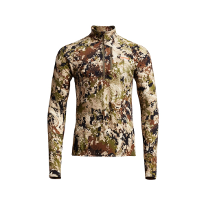 Sitka Gear Men's Core 220 Long Sleeve Half Zip Merino Wool Base Layer Shirt Gore Optifade Subalpine Medium