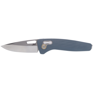 SOG One-Zero XR Pocket Knife 3.1" Drop Point CPM S35VN Gray Blade Aluminum Handle Gray