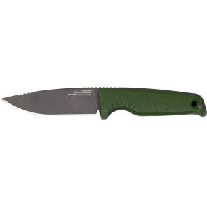 SOG Altair FX Fixed Blade Knife 3.4" Clip Point CPM 154 Black Blade Glass Reinforced Nylon (GRN) Handle Field Green