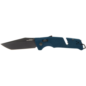 Sog SOG Trident AT Pocket Knife 3.7" Tanto Point Cryo D2 Titanium Nitride Blade Glass Reinforced Nylon (GRN) Handle Uniform Blue - $99.95 at MidwayUSA