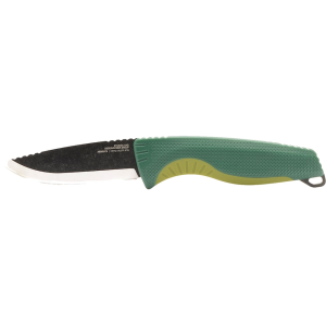 SOG AEGIS FX Fixed Blade Knife 3.7" Drop Point 4116 Krupp Stonewashed Blade Glass Reinforced Nylon (GRN) Handle Green