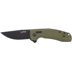 Sog SOG Tac XR Pocket Knife 3.39" Clip Point D2 Titanium Nitride Blade G-10 Handle Olive Drab - $84.95 at MidwayUSA