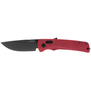 SOG Flash AT Assisted Opening Pocket Knife 3.39" Drop Point D2 Titanium Nitride Blade Glass Reinforced Nylon (GRN) Handle Red