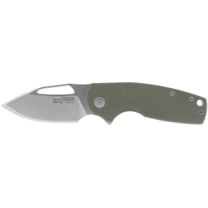 Sog SOG Stout FLK Pocket Knife 2.62" Clip Point Cryo D2 Stonewashed Blade G10 Handle Olive Drab - $59.95 at MidwayUSA