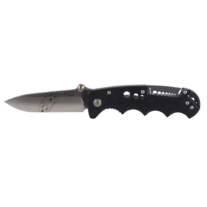 SOG Kilowatt Pocket Knife 3.4" Clip Point AUS-8 Satin Blade Glass Reinforced Nylon (GRN) Handle Black