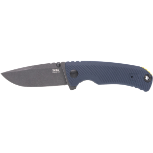Sog SOG Tellus ATK Pocket Knife 3.24" Drop Point 440C Stonewashed Blade Glass Reinforced Nylon (GRN) Handle Black - $39.99 at MidwayUSA