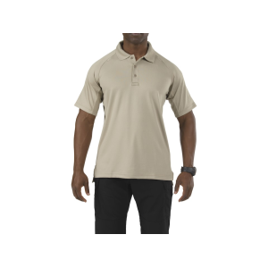 5.11 Men's Performance  Short Sleeve Polo Shirt Silver Tan 3XL